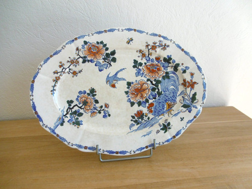 Plat ovale faience gien 1954 - faience,
