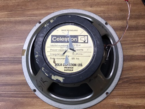 1976 celestion g12h 55hz - 1976,