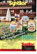 1994 Advertising 078 Advertising Paintings Vitrifier Varnish Syntilor