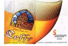 PUBLICITE ADVERTISING  1993    LEFFE  bière de l'abbaye (2 pages)