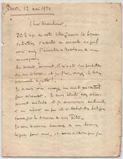 Albert Doyen - Lettre