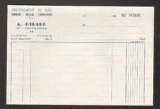 VILLEQUIERS (18) FLOOR COATINGS / BOX SPRINGS / MATTRESSES ""A. GIRARD"" in 1960