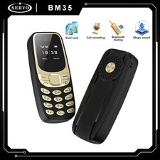 SERVO BM35 Mini téléphone portable 2G GSM composeur sans fil double SIM