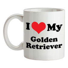 I Love Mon Golden Retriever Tasse - Chien - Chiot - Canine - Animal - Chiens