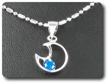 Pendant Blue Sapphire 0 1/32x0