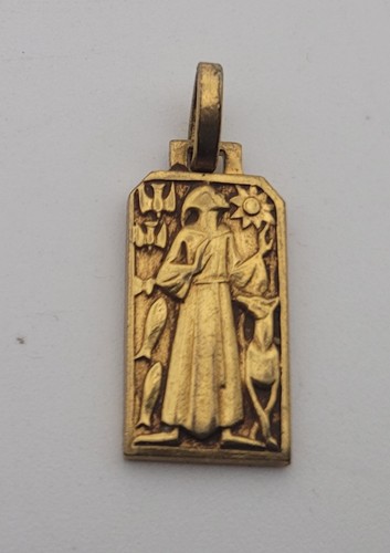 Ancien pendentif médaille - ancien,