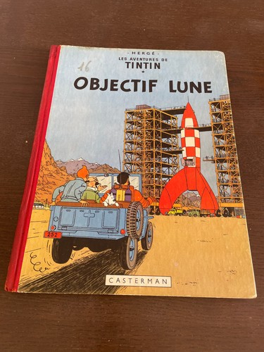 Tintin objectif lune - tintin, eo