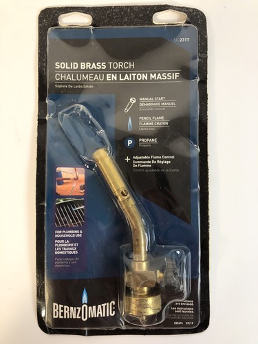 Bernzomatic solid brass - solid, torch