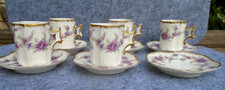 Service à moka ancien en porcelaine D&C France L. Bernardaud Limoges