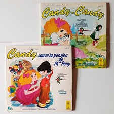 CANDY, Lot De 2 Vinyl Livre-Disque SP 45t, 1978 TBE