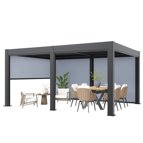 12x16 motorized louvered - ft,