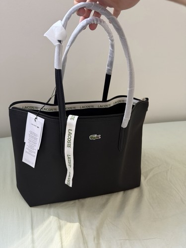 Sac main lacoste noir - main,