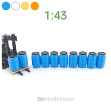 Lot 10 Bidons Echelle 1/43