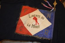 FANION FRANCS PARTISAN SHOOTERS - LAY SECTION SAINT CHRISTOPHE - RESISTANCE FTPF