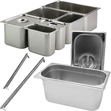 Gastronorme GN 1/2 Bac En Acier Inox Bacs Conteneurs Plateau 325x265mm