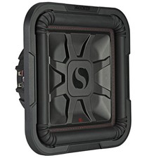 Kicker 46L7T122 Car Audio L7T Shallow Mount 12" Sub Square L7 Subwoofer-L7T12