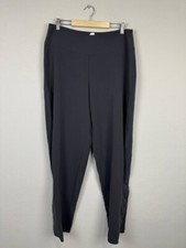 Sarah Pacini Blue Stretch Buttons Casual Comfort Pants Size 2