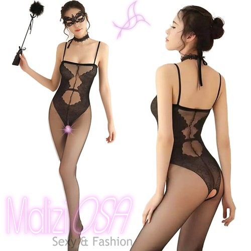 Bodystocking velouté aderent - bodystocking,