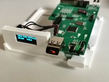 AMIGA 500 GOTEK DRIVE - 3D PRINTED BRACKET - OLED DISPLAY - FLASH FLOPPY