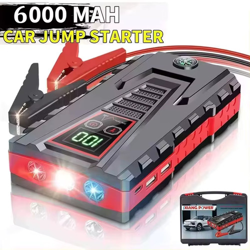 Démarreur voiture 6000mah 12v - 6000mah,