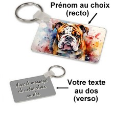 Porte-clés Bouledogue anglais
