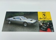 FERRARI DINO 308 GT4 JAPANESE SPECIFICATION BROCHURE SHEET | TECHNICAL DATA 