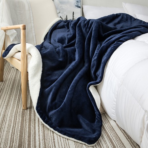 Couverture gris molleton - gris,
