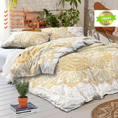 Parure lit mandala indien - lit,