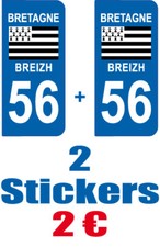 2-STICKERS-PLAQUE-AUTO-IMMATRI