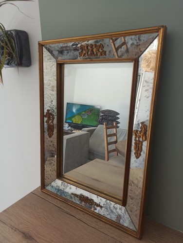 Miroir antique parcloses - antique, à