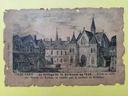 Old postcard style parchment - style,