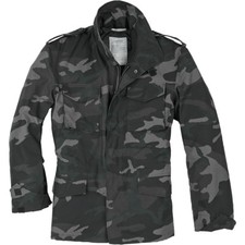 Surplus US Veste Combat M65 Militaire Tactique Manteau Hommes Parka Noir Camo