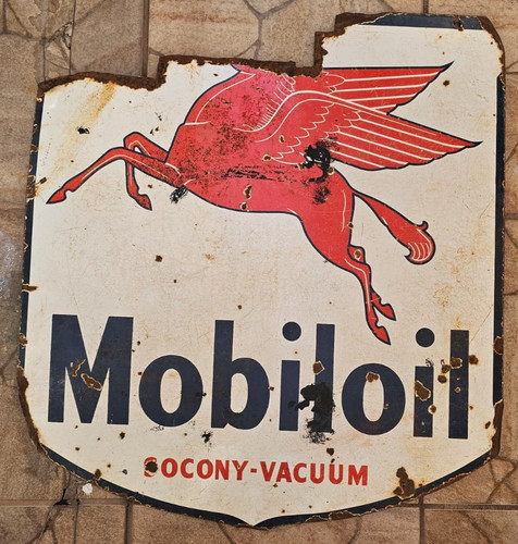 Mobiloil pegasus socony - mobiloil, w/pegasus