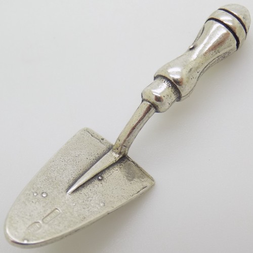 Miniature trowel silver 800 - miniature,