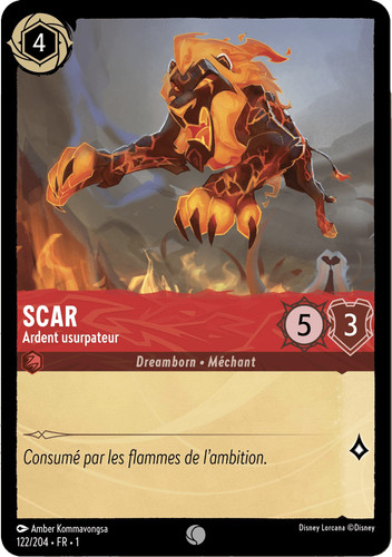 Scar ardent usurpateur - -,