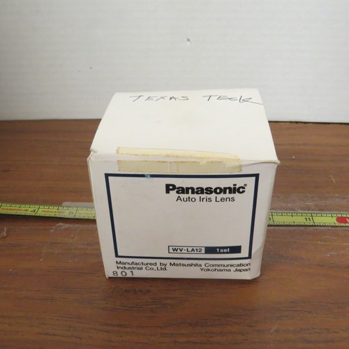 Panasonic auto iris - +, lens