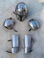 Costume d'armure complète en acier Mandalorian Armor Star War avec casque