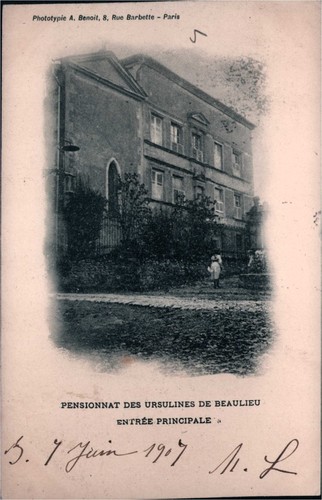 Cpa beaulieu pensionnat - -, des