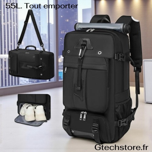 Sac dos voyage 55l - dos,
