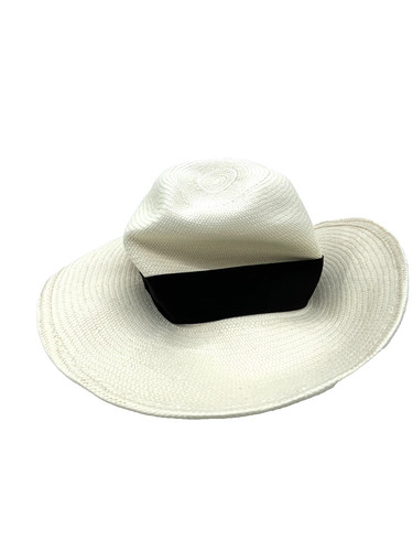 Chapeau paille blanc - de,