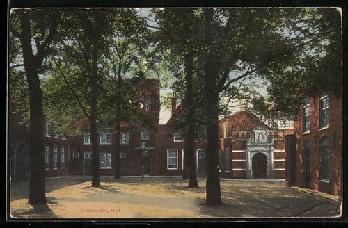 Carte postale dordrecht - postale, hof