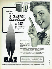 1955 Advertising 0922 Gas Individual Heater Radiators Indepe