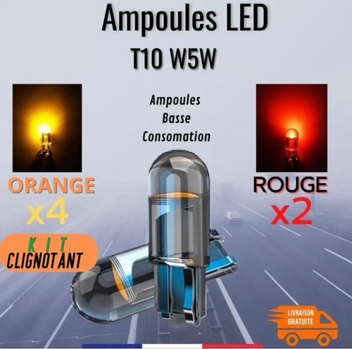 Ampoules orange rouges - et,