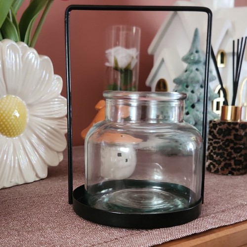 Bocal verre transparent - verre,