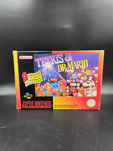 Jeu super nintendo tetris - super,