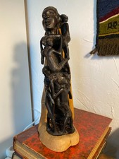 STATUE AFRICAINE EBENE HAUTEUR