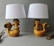 paire de lampes poules en