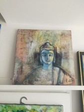 Tableau Buste De Bouddha