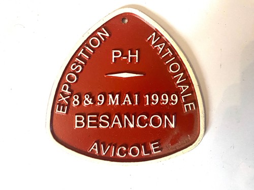 Aluminium plate concours - plate,