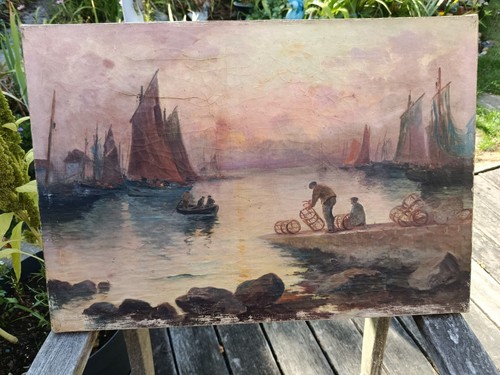 Tableau ancien marine - tableau,